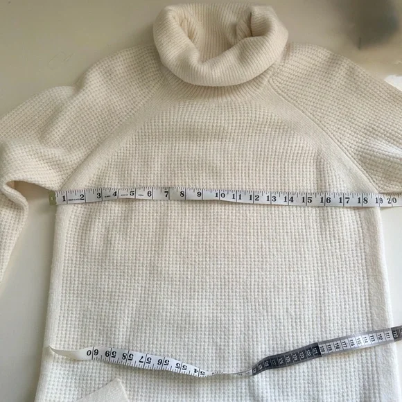 LOFT Cream Cowl Neck Sweater - Picture 7 of 9